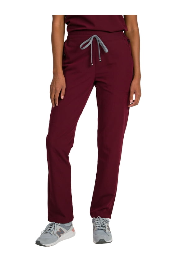 Women's Ariana Scrubs Pant in Mid-rise Slim Straight Fit