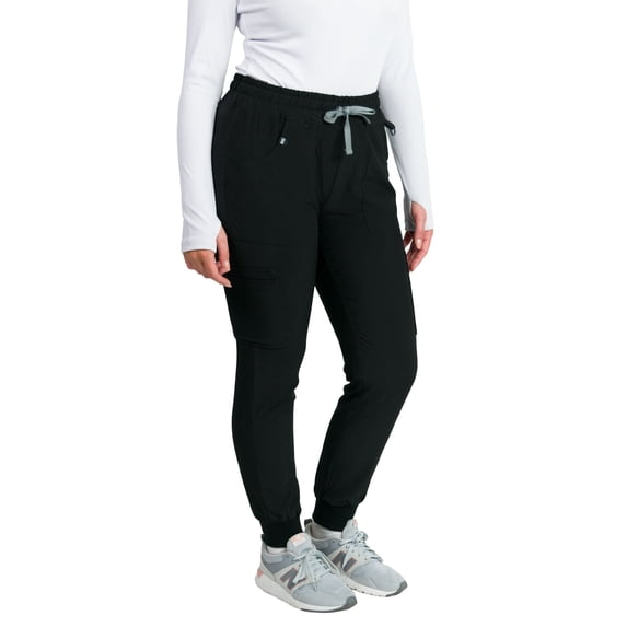 Medgear Women's Multi-Pocket 4-Way Stretch Jogger Scrubs Pant