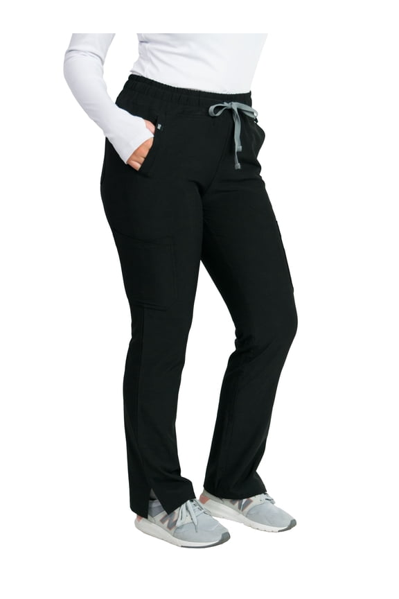 Women's Slim Multi-Pocket 4-Way Stretch Scrubs Pant