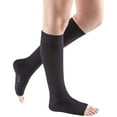 thumbnail image 1 of Medi Comfort Open Toe Knee Highs - 20-30 mmHg   Ebony II Reg Reg 473-II-EBONY, 1 of 4