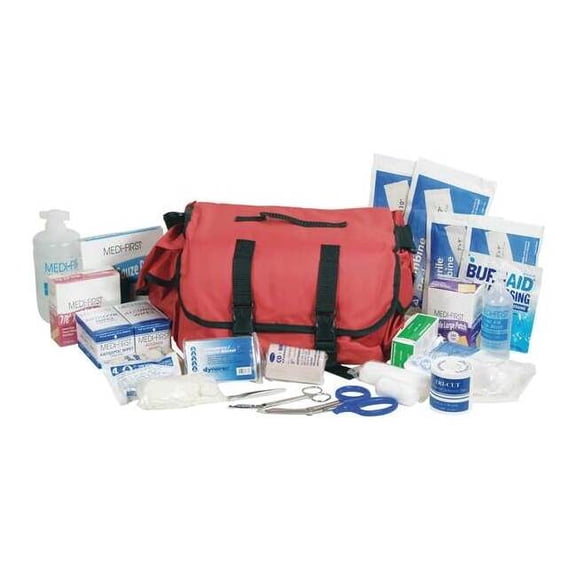 Medi-First Standard Trauma Kit, Cordura(R) 42 Components, 75 People Served 73901