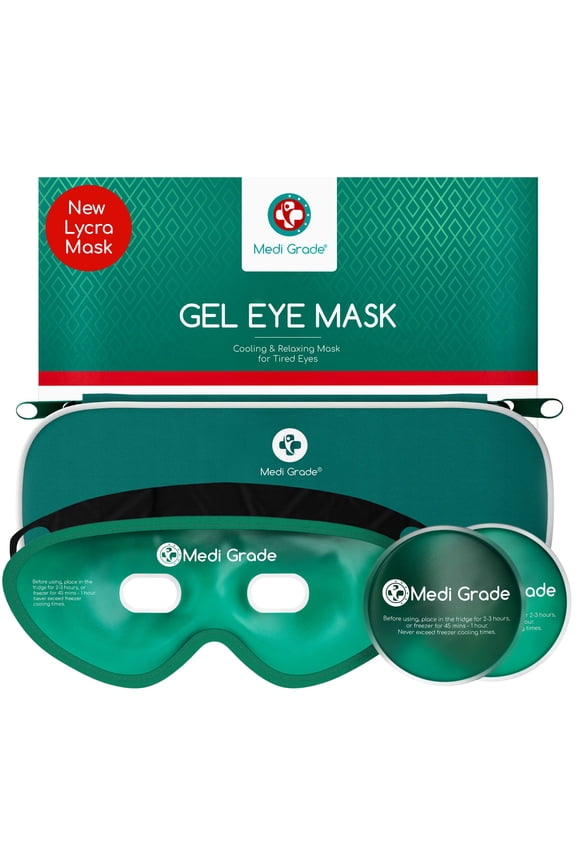 Reusable Cooling Gel Eye Mask for Puffy Eyes and Dark Circles