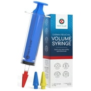 Medi Grade Ear Cleansing Syringe Kit with Quad-Stream Tips   Gentle Personal Care Ear Rinse System for Daily Hygiene   2.03 fl oz