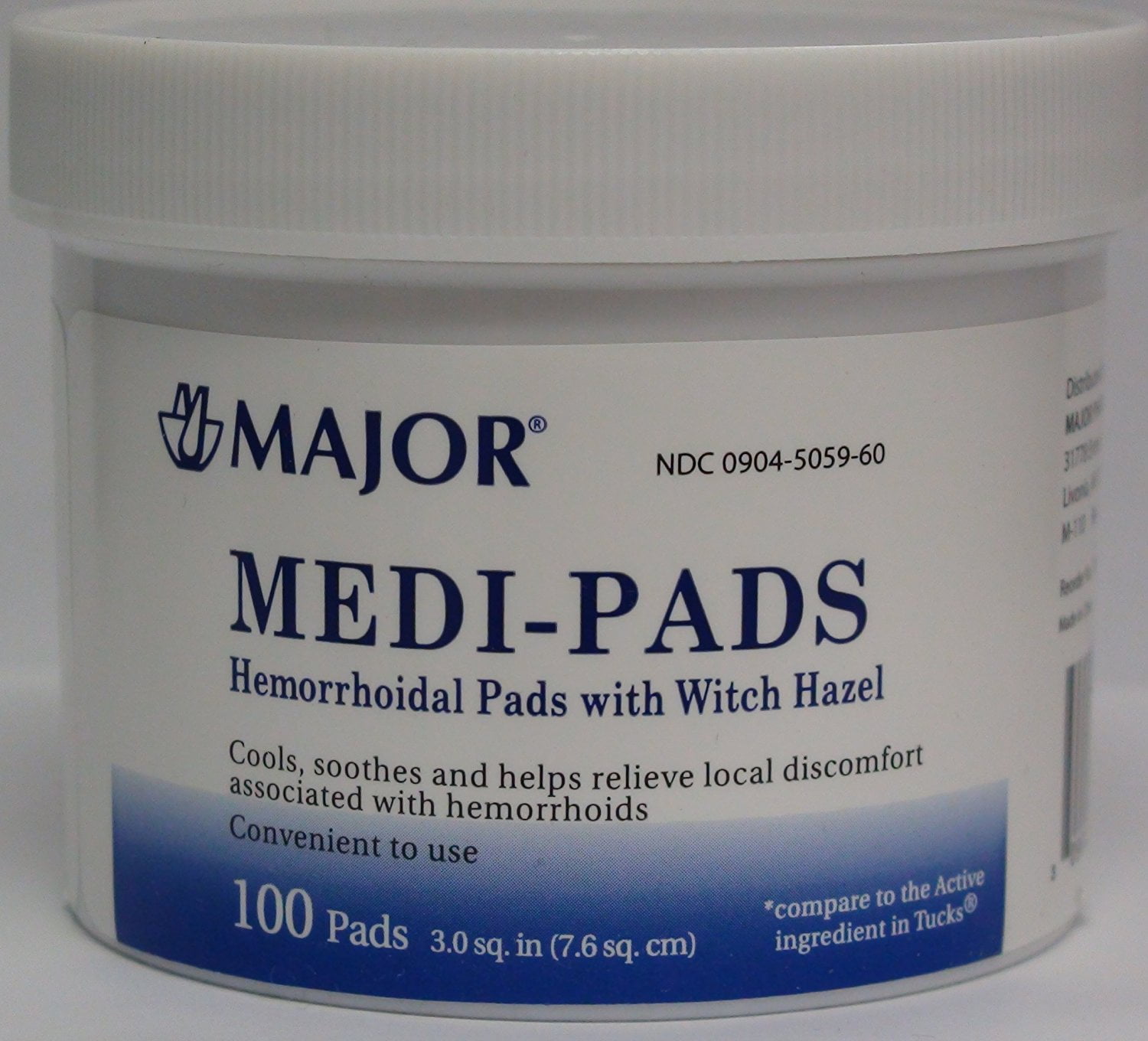 MediPads Maximum Strength With Witch Hazel Hemorrhoidal Hygienic