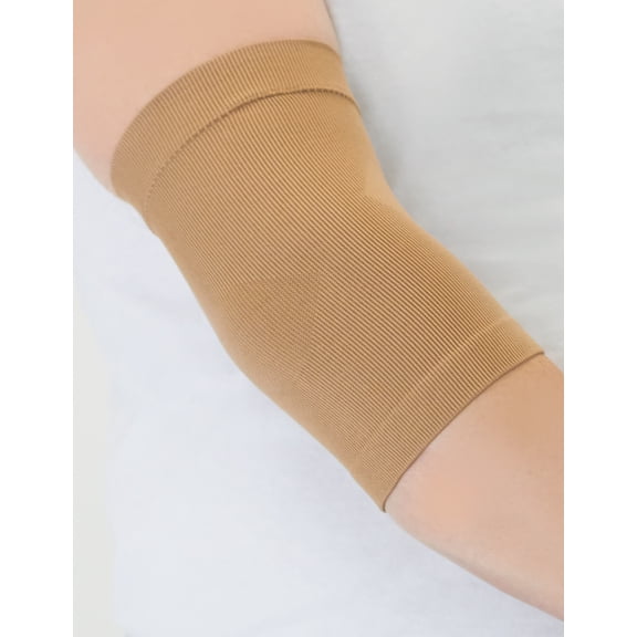 medi Protect Seamless Knit Elbow Support, Beige, Large