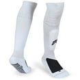 thumbnail image 1 of MediCaptain Ultimate Soccer Sock with Shin Guard - Metatarsal Pad - Anti Slip Grip| Mens Womens Long Athletic Sock for Soccer, Football, Training, White Knee Sock, 1 of 8