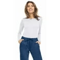 thumbnail image 1 of MediChic Scrubs Women's Knit Ultrasoft Stretch Long Sleeve Under Scrub T-Shirt, 1 of 4
