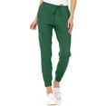 thumbnail image 1 of MediChic Womens Scrub Joggers 4-Way Stretch Anti-Wrinkle Moisture-Wicking Elastic Waistband Four Pocket Jogger Pants, 1 of 4