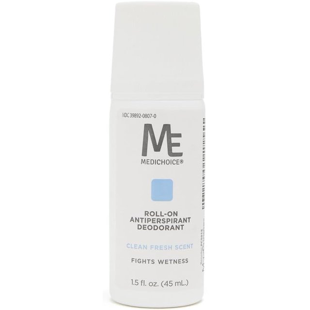 MediChoice Roll On Deodorant Antiperspirant Lightly Scented Unisex
