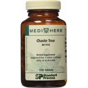 MediHerb Chaste Tree 120 Tablets   Herbal Supplement for Female Hormonal Balance