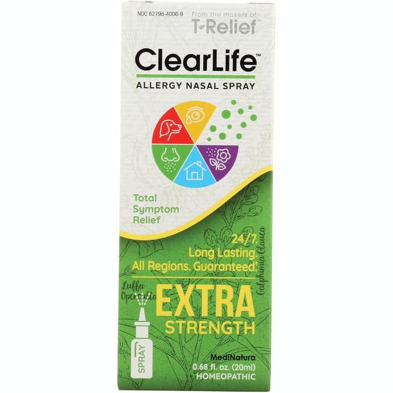MediNatura Clearlife Allergy Nasal Spray - Extra Strength 0.68 fl oz Spray