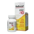 MediNatura ReBoost Zinc +10, Max Cold & Flu Symptom Relief, Lemon, 60