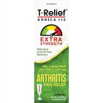 MediNatura T-Relief Arthritis Natural Pain Relief Arnica +12, 2 oz Cream