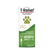 MediNatura T-Relief Pet Arthritis Pain Relief Arnica +12 Powerful Natural Medicines - Fast-Acting Soother for Dog & Cat - 1.69 oz