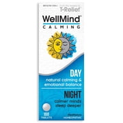 MediNatura WellMind Natural Calming Remedy - Helps Ease Stress, Tension & Nervousness - 10 Homeopathic Soothing Botanicals - 100 Tablets