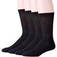 thumbnail image 1 of MediPeds Adult Men's COOLMAX® Extra Wide Cushion Sole Crew, 4-Pack, OS One Size, 1 of 3