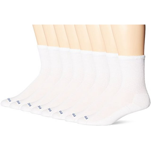 MediPeds Diabetic CoolMax Crew Casual Socks, X-Large, 4 Pack - Walmart.com