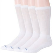 MediPeds Diabetic CoolMax Crew Casual Socks, X-Large, 4 Pack
