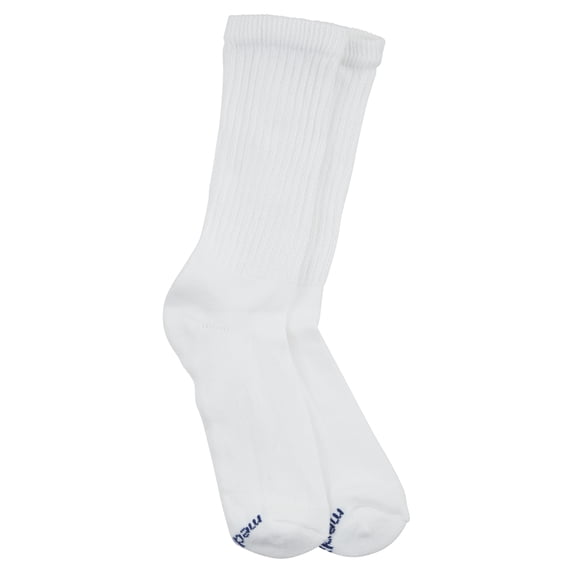 MediPeds Diabetic CoolMax Crew Socks, Large, 2 Pack