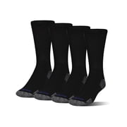 MediPeds NanoGlide Crew Casual Socks, X-Large, 4 Pairs