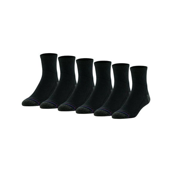 MediPeds Men's Non-Binding Ankle Socks, 6-Pairs