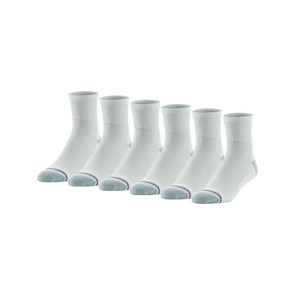 MediPeds Men's Non-Binding Ankle Socks, 6-Pairs