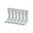 thumbnail image 1 of MediPeds Men's Non-Binding Crew Socks, 6-Pairs, 1 of 6