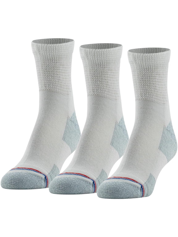 Women's Half Cushion Ankle Socks, 3 Pairs