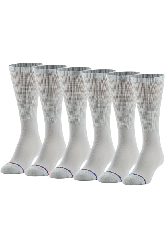 Women's Half Cushion Crew Socks, 6 Pairs