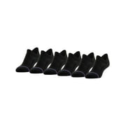 MediPeds Women's Half Cushion No Show Socks, 6 Pairs