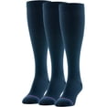 thumbnail image 1 of MediPeds Women's Mild Compression Knee High Support Socks, 3 Pairs, 1 of 5
