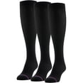 thumbnail image 1 of MediPeds Women's Mild Compression Knee High Support Socks, 3 Pairs, 1 of 5