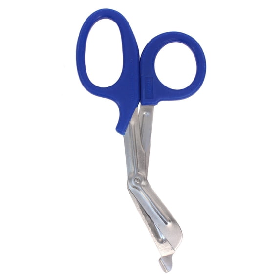 MediTac Autoclavable Paramedic Utility Bandage Shears 7.25" - Blue - 01 per Pack