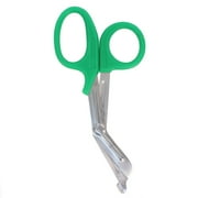 MediTac Autoclavable Paramedic Utility Bandage Shears 7.25" - Green - 01 per Pack