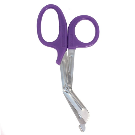MedITAC Stainless Steel Medical Scissors, Surgical Wound Care Shears, 7.25", Purple, 1 Pack