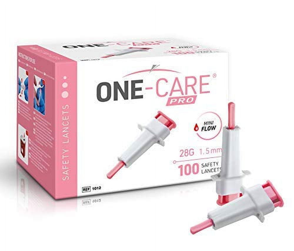 MediVena ONECARE PRO Safety .. Lancets, Top Push Button .. Activated