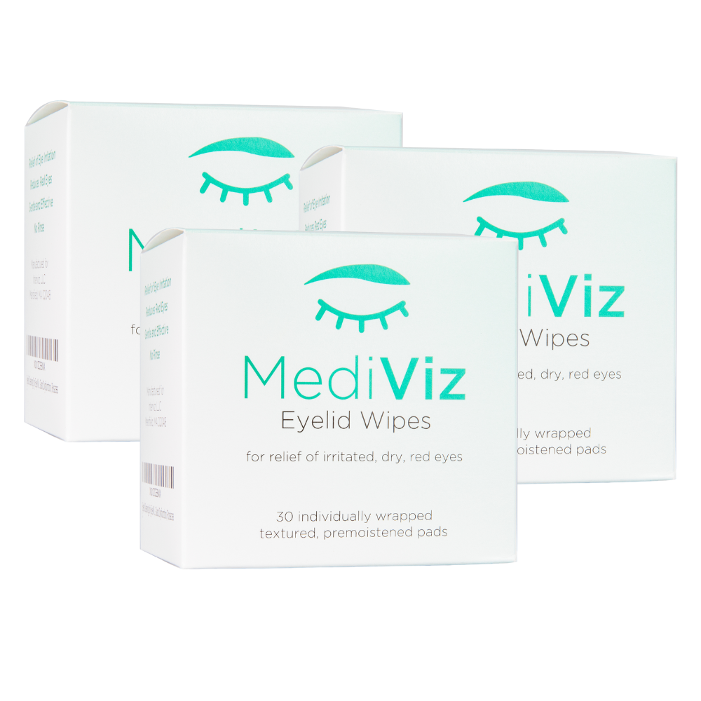 MediViz Eyelid Wipes Eyelid Cleaning Wipes