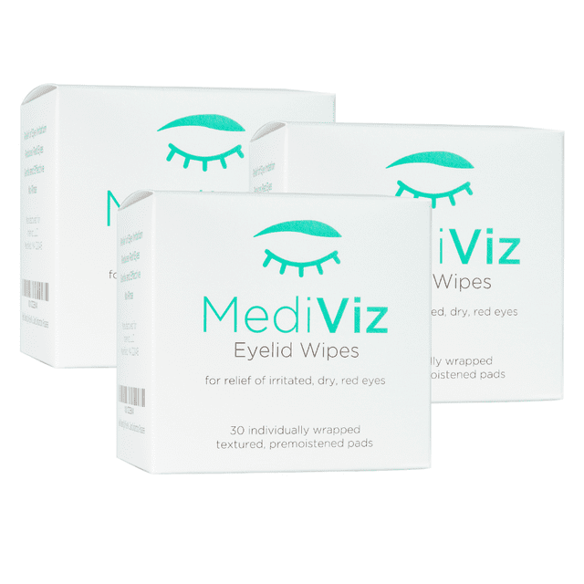MediViz Eyelid Wipes Eyelid Cleaning Wipes