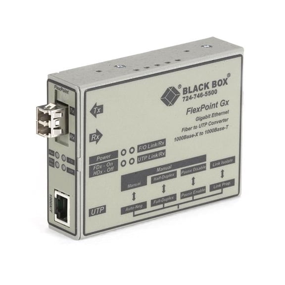 Media Converter Gigabit Ethernet Multimode 850nm 220m LC