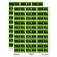 thumbnail image 1 of Media Mail Border Top Bottom Sticker Set - Light Green - Matte Finish - 1.75" Medium, 1 of 7