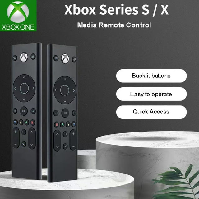 Media Remote Control Compatible with New Xbox Series XS ConsoleBlack