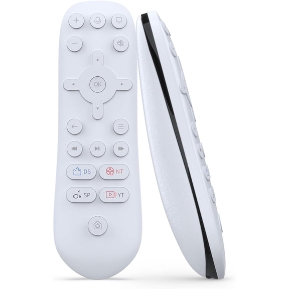Media Remote Control Compatible with ps5,Gaming Remote for PS5,TV Power/Volume Controls,Dedicated Streaming Buttons