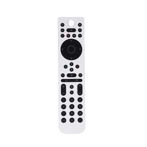 Media Remote Control for Xbox One & Xbox Series X/S, Entertainment Multimedia TV Remote Controller for Xbox Console, Long Range Infrared Remote with Full Buttons