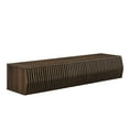 thumbnail image 1 of Media TV Stand Console Table, Walnut Brown, Wood, Living Dining Room Kitchen Cafe Bistro Hospitality Restaurant, Modern Contemporary, HB37739, 1 of 11