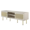 thumbnail image 1 of Media TV Stand Console Table, White, Wood, Living Room Lounge Cafe Lobby Hospitality Restaurant, Modern Contemporary HB34360, 1 of 9
