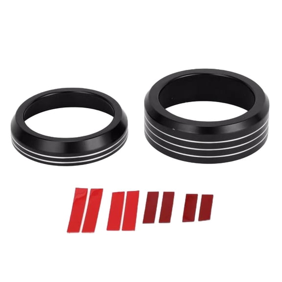 Media Volume Gear Shift Switch Knob Covers Rings For Ford For Mach-E 2021-2024 Easy Installation Car Accessories