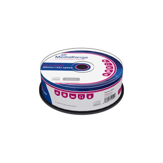 MediaRange CD-R 25-PACK SPINDEL 700MB/80 (CD)