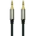 thumbnail image 1 of Mediabridge 3.5mm Male To Male Stereo Audio Cable (4 Feet) - Step Down Design - (Part# MPC-35-4 ), 1 of 6