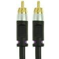 thumbnail image 1 of Mediabridge ULTRA Series Subwoofer Cable (50 Feet) - Dual Shielded with Gold Plated RCA to RCA Connectors - Black - (Part# CJ50-6BR-G1 ), 1 of 7