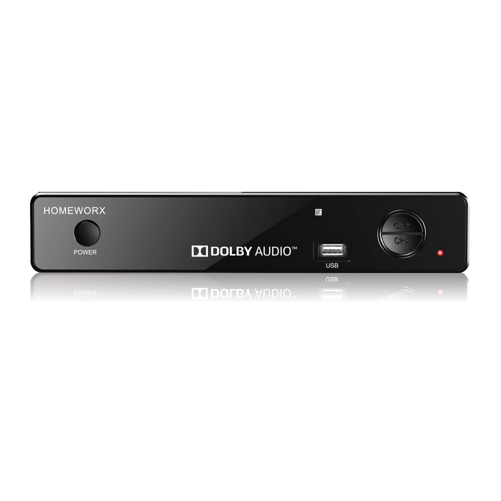 Mediasonic HomeWorx ATSC Digital Converter Box with Media Player, TV Recording, and TV Tuner